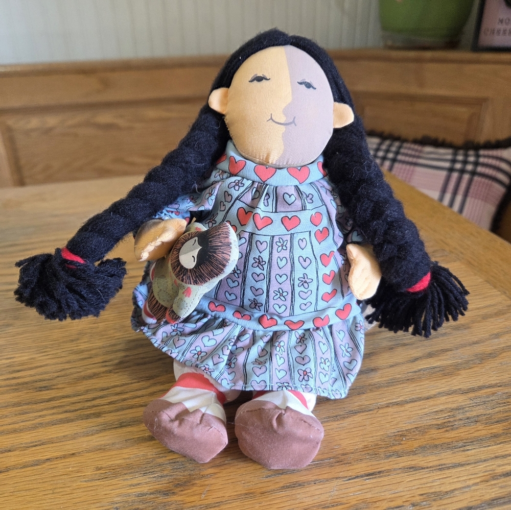 Vintage 1993 10" Cloth Doll from the Children's Book "Mama, Do You Love Me?"
